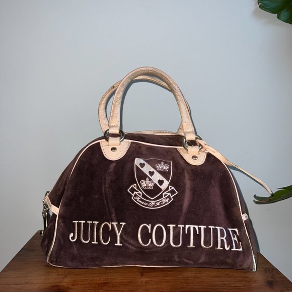 Juicy Couture Handbags - Vintage Juicy Couture Brown Bowler Shoulder Bag